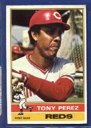 1976 Topps Baseball Cards      325     Tony Perez